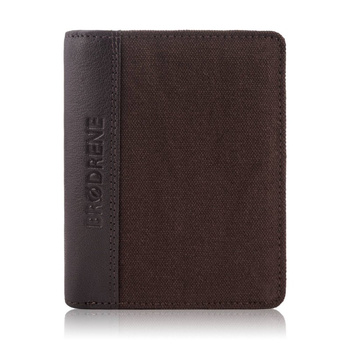 Portfel męski Brodrene z ochroną RFID brązowy G-06LC