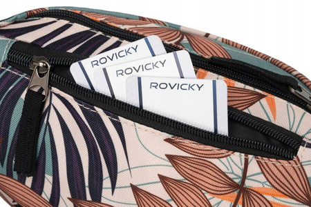 Saszetka damska z wytrzymałego poliestru - Rovicky