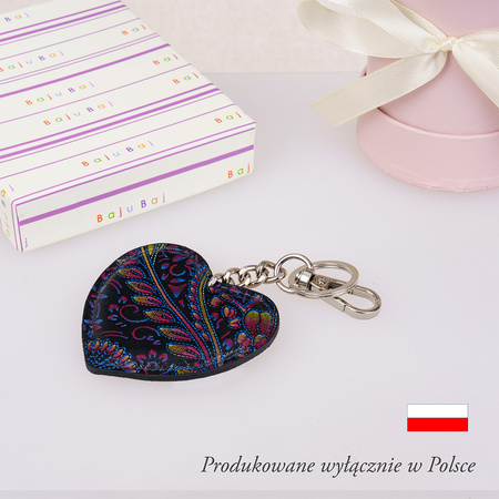 Brelok Skórzany Serce - Stylowy Dodatek i Idealny Prezent od BajuBaj