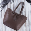 Torba shopper skórzana brązowa Paolo Peruzzi IN-64-BR na ramię