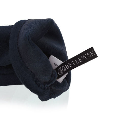 Damskie rękawiczki SUEDE granatowy