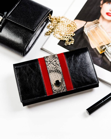 Portfel damski wężowy – Peterson, elegancja i funkcjonalność w jednym