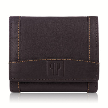 Portfel męski skórzany z ochroną RFID Paolo Peruzzi T-54-BR