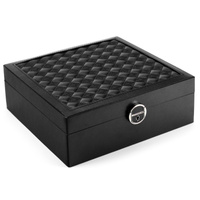 Kuferek Elegancki PATRIZIA w Kolorze Czarnego Złota