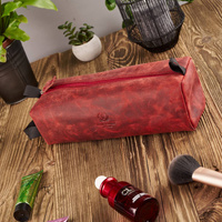 Skórzana kosmetyczka vintage Paolo Peruzzi T-52-RD