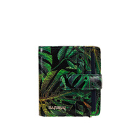 Portfel damski BajuBaj z naturalnej skóry w kolorze zielonym