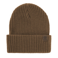 Czapka męska ze ściągaczem WINTER brazowy