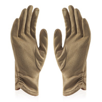 Damskie rękawiczki SUEDE bezowy