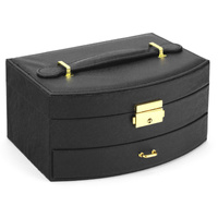 Kuferek Elegancki PATRIZIA w Czerni - Stylowy i Praktyczny Dodatek