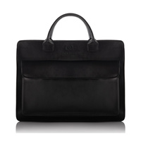 Aktówka damska skórzana czarna Paolo Peruzzi N05-BL