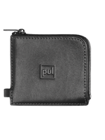 Portfel OLDTIMER wykonany z roślinnie garbowanej skóry Nomad czarny