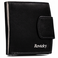 Mały, poręczny portfel damski ze skóry naturalnej - Rovicky