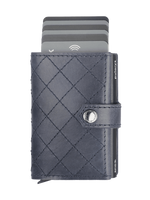 Portfel HIKER - CHIC Decor wykonany z garbowanej skóry Nomad granatowy