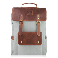 Plecak męski vintage do pracy i szkoły na laptopa 17.3" Paolo Peruzzi