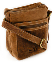 Męska listonoszka z bydlęcej skóry naturalnej - Always Wild