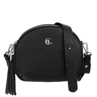 Torebka listonoszka Canaletto ze skóry naturalnej - czarna elegancja