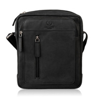 Listonoszka męska skórzana czarna Paolo Peruzzi AY-04-HBL