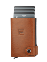 Portfel SOLO wykonany z roślinnie garbowanej skóry Nomad koniak