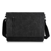 Torba męska na ramię vintage canvas SP-06-BL