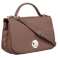 Listonoszka damska David Jones w kolorze dusty pink z kieszeniami