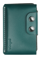 Portfel HOBBY wykonany ze skóry Italia zielony