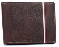 Duży, patriotyczny portfel męski z systemem RFID