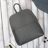 Plecaczek damski skórzany szary may plecak miejski Abruzzo ABR-38-GR