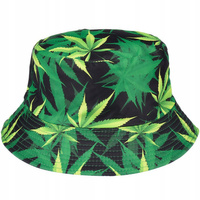 Kapelusz dwustronny bucket hat wędkarski modny