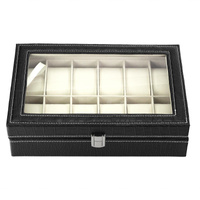 Kuferek Elegancki PATRIZIA w Czarnym Kolorze z Ekoskóry