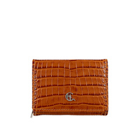 Portfel damski Canaletto ze skóry krokodylej z ochroną RFID