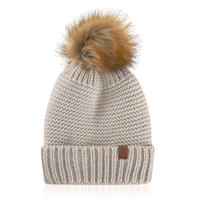 Czapka damska WINTER bialy