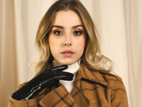Rękawiczki damskie MIDNIGHT czarny xl