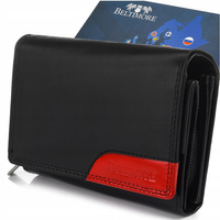 BELTIMORE portfel skórzany damski RFiD skóra karty