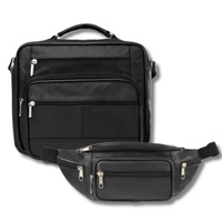 Torba skórzana męska z saszetką nerka - elegancja na co dzień