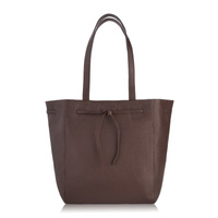 Torba shopper skórzana brązowa Paolo Peruzzi IN-64-BR na ramię