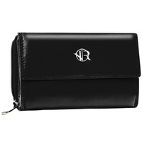 Portfel damski skórzany na zatrzask Rovicky w czerni