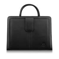 Aktówka skórzana czarna damska Paolo Peruzzi model 168BY-HBL