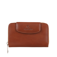 Portfel damski skórzany Canaletto - elegancja w koniakowym wydaniu