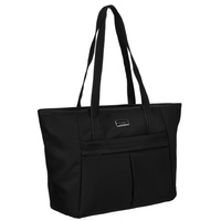 Stylowa torba shopper damska w czarnym kolorze - Peterson