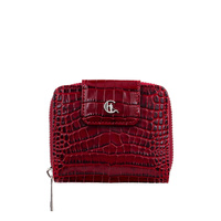 Portfel damski Canaletto z bordo skóry krokodylowej, RFID, elegancki i funkcjonalny