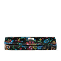 Kolorowe etui na okulary BajuBaj z naturalnej skóry w kwiaty