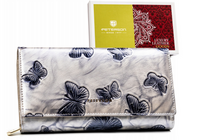 Duży portfel damski ze skóry naturalnej - Peterson