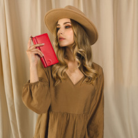 Portfel damski BASIC czerwony