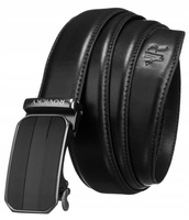 Skórzany, uniwersalny pasek męski z automatyczną klamrą - Rovicky 95