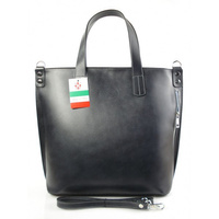 SZARA - GRAFIT WŁOSKA DUŻA TORBA SHOPPER BAG A4  SB546G2