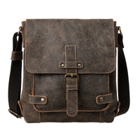 Torba męska na ramię Canaletto - skóra postarzana w stylu vintage