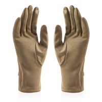 Damskie rękawiczki SUEDE bezowy