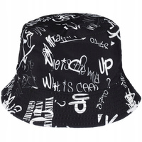 Kapelusz dwustronny bucket wędkarski modny moro