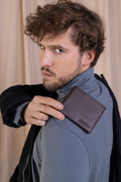 Portfel męski LOUIS ciemny-braz