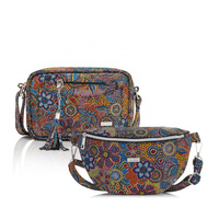 Zestaw torebka listonoszka i saszetka nerka Paolo Peruzzi